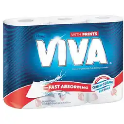 Woolworths Viva Paper Towel Pk 3 offer