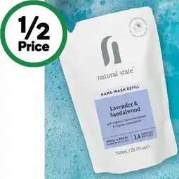 Woolworths Natural State Hand Wash Refill 700ml offer