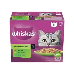 Woolworths Whiskas Wet Cat Food Pk 12 x 85g offer