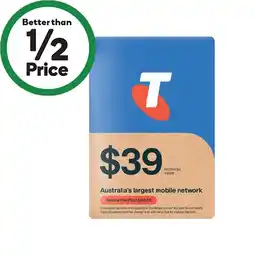 Woolworths Telstra $39 Starter Pack offer