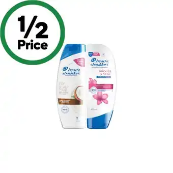 Woolworths Head & Shoulders Shampoo or Conditioner 400ml offer