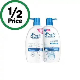 Woolworths Head & Shoulders Shampoo or Conditioner 660ml offer