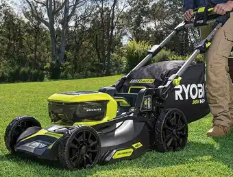 Bunnings Ryobi 36V 6.0Ah HP™ Brushless 46cm Mower Kit offer