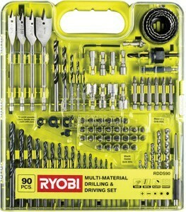 Ryobi 90 piece discount drilling and driving kit