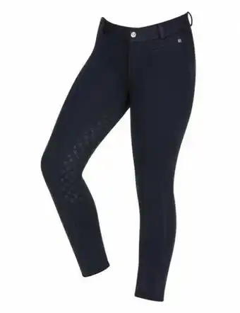 Dublin Supa-Fit Zip Up Gel Full Seat Jodhpurs - Navy