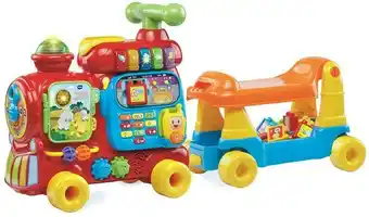 Toymate VTech Push & Ride Alphabet Train Red offer