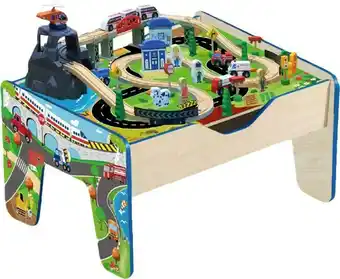 Toymate Wonder Co 60pcs Train Set With Table offer