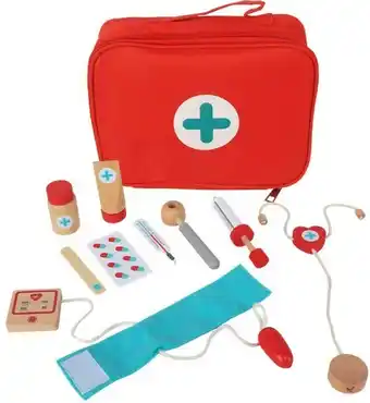 Toymate Wonder Co Wooden Medical Bag Kit offer
