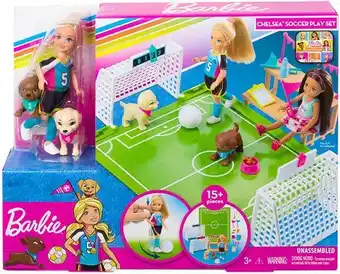 Barbie Chelsea Soccer Playset