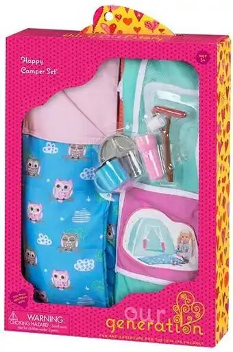 Toymate Our Generation Happy Camper Camping Set* offer