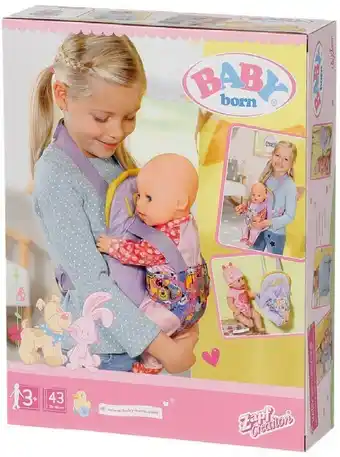 Toymate Baby Born Carrier Seat 30cm offer