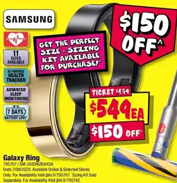 JB Hi-Fi Galaxy Ring offer