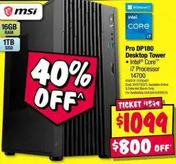 JB Hi-Fi Pro DP180 Desktop Tower offer