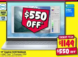 JB Hi-Fi 14 Inspiron 5440 Notebook offer