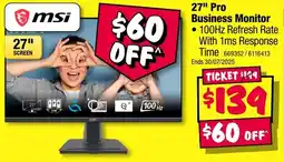 JB Hi-Fi 27 Pro Business Monitor offer