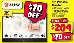 JB Hi-Fi 16 Portable Monitor offer
