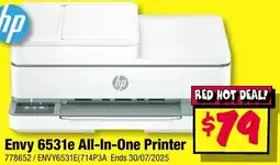 JB Hi-Fi Envy 6531e All-In-One Printer offer