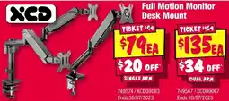 JB Hi-Fi Full Motion Monitor Desk Mount offer