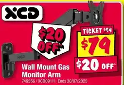 JB Hi-Fi Wall Mount Gas Monitor Arm offer