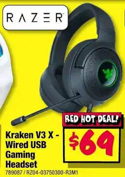 JB Hi-Fi Kraken V3 X - Wired USB Gaming Headset offer