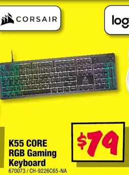 JB Hi-Fi K55 CORE RGB Gaming Keyboard offer