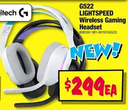 JB Hi-Fi G522 LIGHTSPEED Wireless Gaming Headset offer