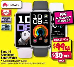 JB Hi-Fi Band 10 Aluminium Smart Watch offer