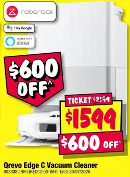 JB Hi-Fi Qrevo Edge C Vacuum Cleaner offer