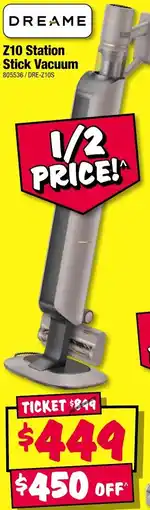 JB Hi-Fi Z10 Station Stick Vacuum offer
