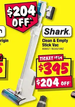 JB Hi-Fi Clean & Empty Stick Vac offer