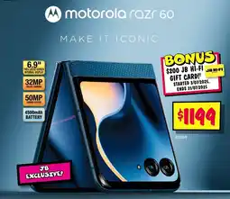 JB Hi-Fi motorola razr 60 offer