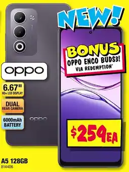 JB Hi-Fi Oppo A5 128 GB offer