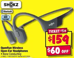 JB Hi-Fi OpenRun Wireless Open-Ear Headphones offer