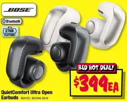 JB Hi-Fi QuietComfort Ultra Open Earbuds offer