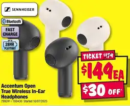 JB Hi-Fi Accentum Open True Wireless In-Ear Headphones offer