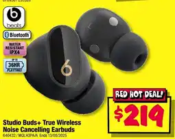 JB Hi-Fi Studio Buds+ True Wireless Noise Cancelling Earbuds offer