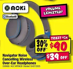 JB Hi-Fi Navigator Noise Cancelling Wireless Over-Ear Headphones offer
