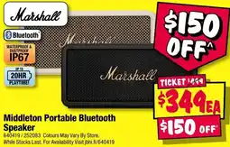 JB Hi-Fi Middleton Portable Bluetooth Speaker offer