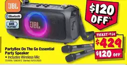 JB Hi-Fi Partybox on the go essential party speaker offer