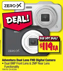 JB Hi-Fi Adventura Dual Lens FHD Digital Camera offer