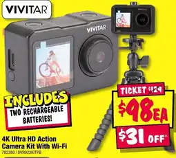 JB Hi-Fi 4K Ultra HD Action Camera Kit With Wi-Fi offer