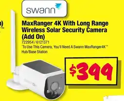 JB Hi-Fi MaxRanger 4K With Long Range Wireless Solar Security Camera offer