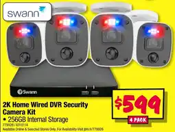 JB Hi-Fi 2K Home Wired DVR Security Camera Kit offer