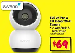 JB Hi-Fi EVO 2K Pan & Tilt Indoor Wi-Fi Camera offer