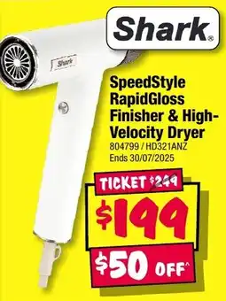 JB Hi-Fi SpeedStyle RapidGloss Finisher & High- Velocity Dryer offer