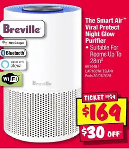 JB Hi-Fi The Smart Air Viral Protect Night Glow Purifier offer