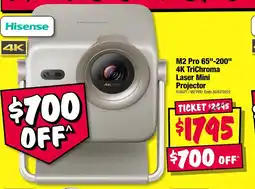 JB Hi-Fi M2 Pro 65 -200 4K TriChroma Laser Mini offer