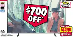 JB Hi-Fi 77" 4K Smart Al OLED TV offer