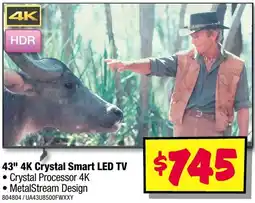 JB Hi-Fi 43" 4K Crystal Smart LED TV offer