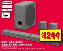 S80TR 5.1.3 Channel Sound Bar With Dolby Atmos